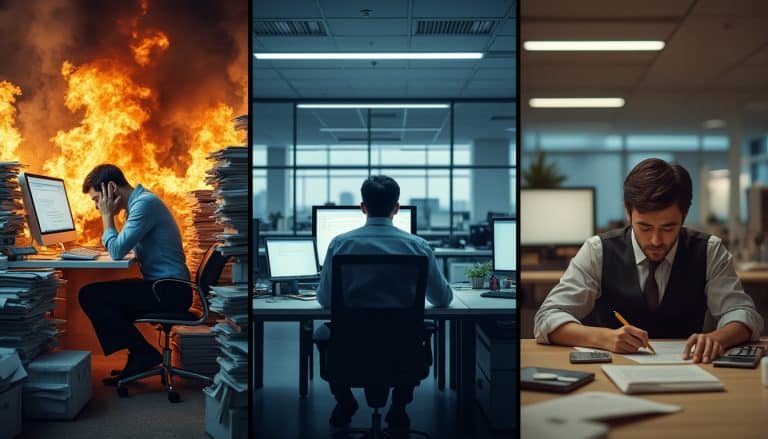Différence entre burn-out, bore-out et brown-out